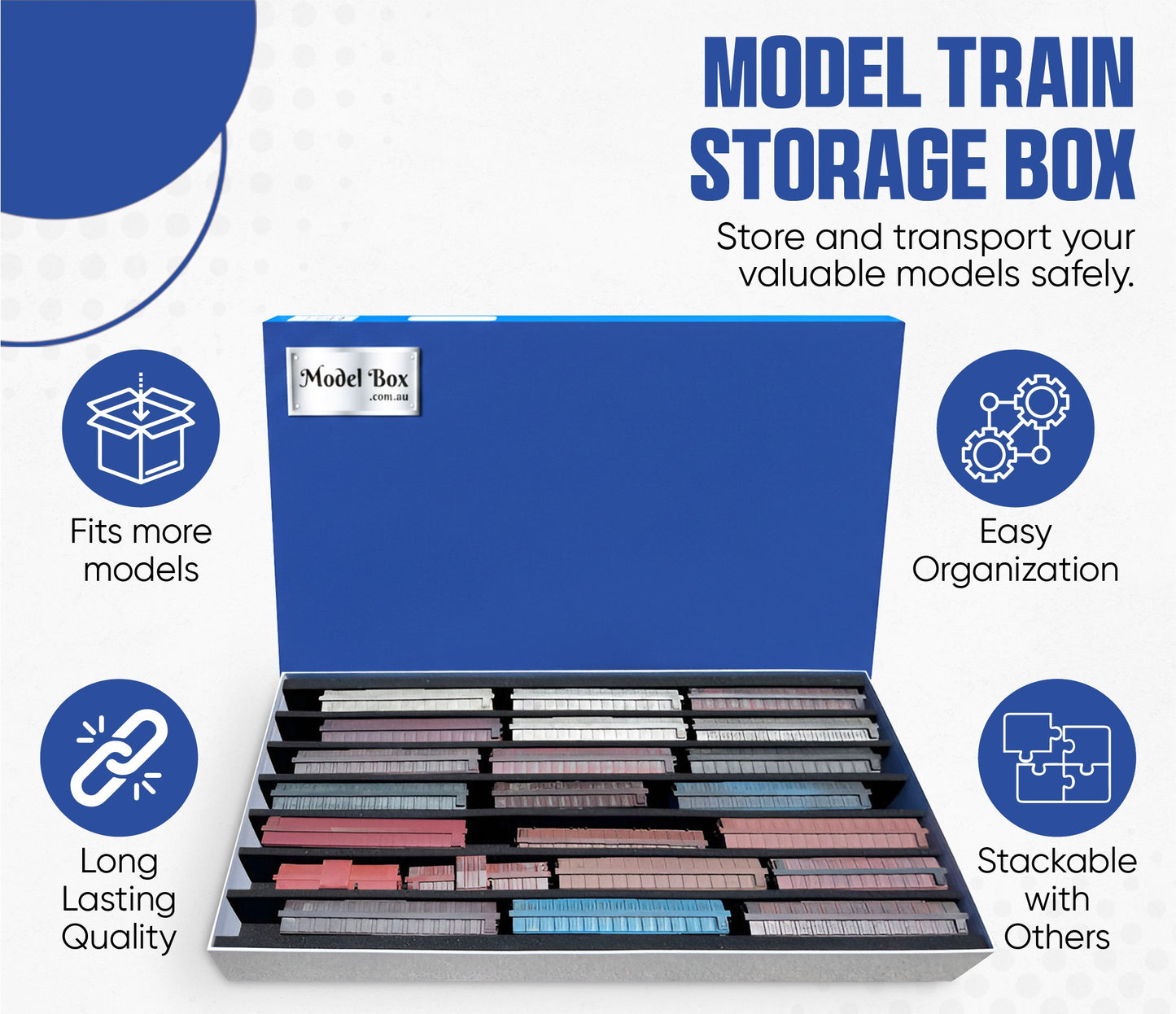 Model Train Box - HO - Single