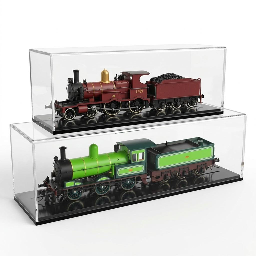 HO Acrylic Model Train Display Box - Medium