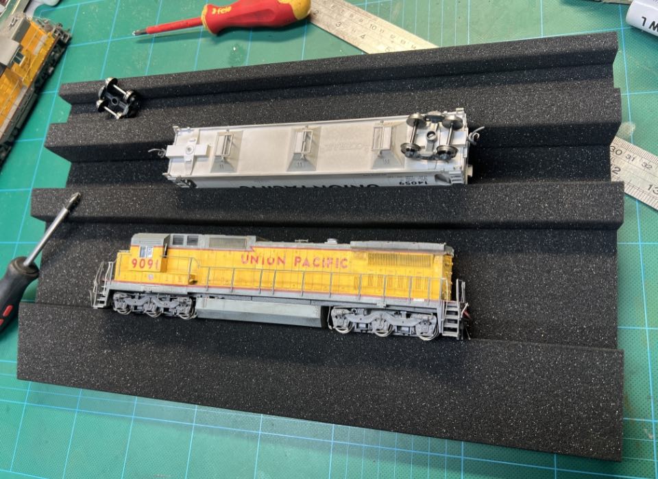 Model Train Repair Cradle