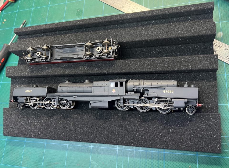 Model Train Repair Cradle